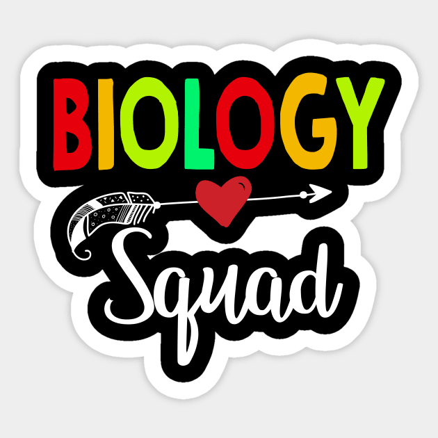 Biology Squad Teacher Back To School Sticker by aaltadel